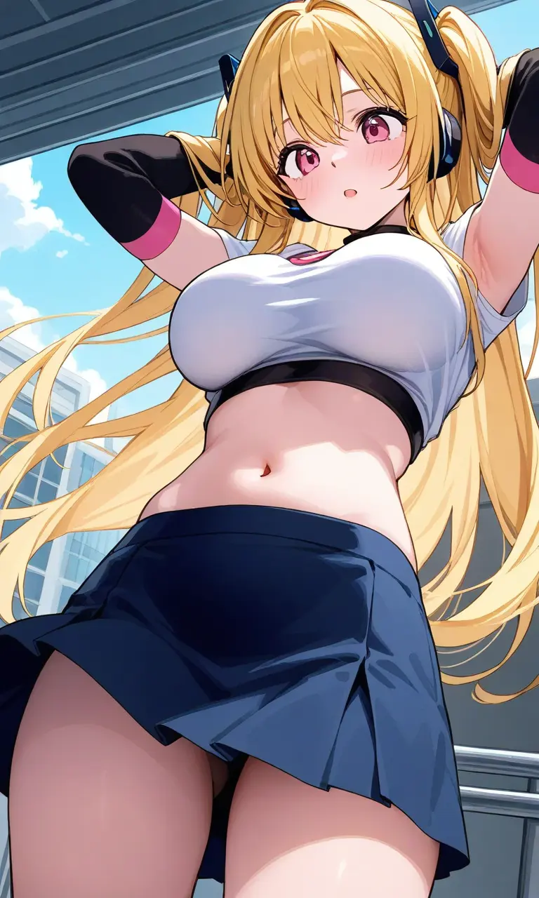 Sara | Accidental pussy flash