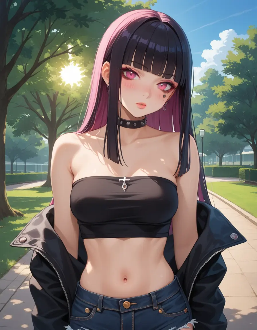 Yandere Clingy Punk Girl Violet