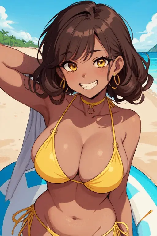 🌴☀️ Teanna’s Beach Adventure! 😏🔥