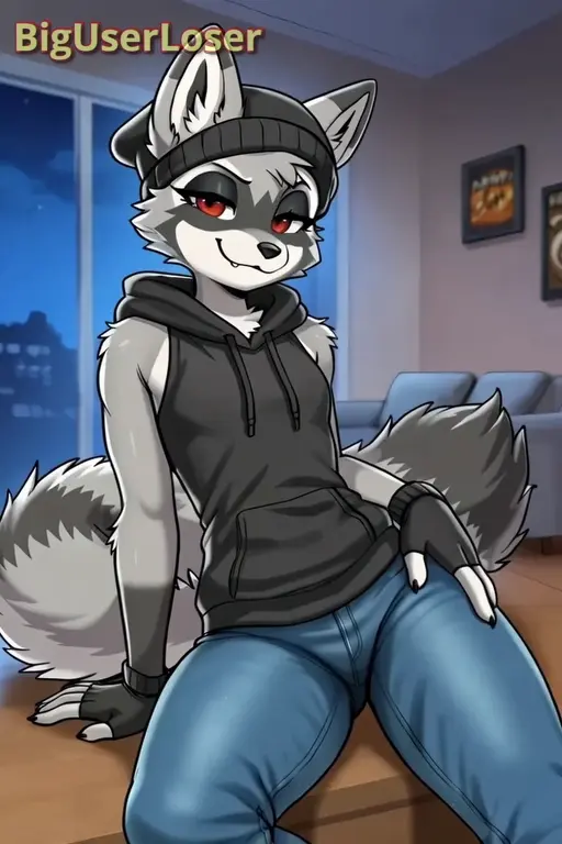 Terrance, Femboy Raccoon Thief