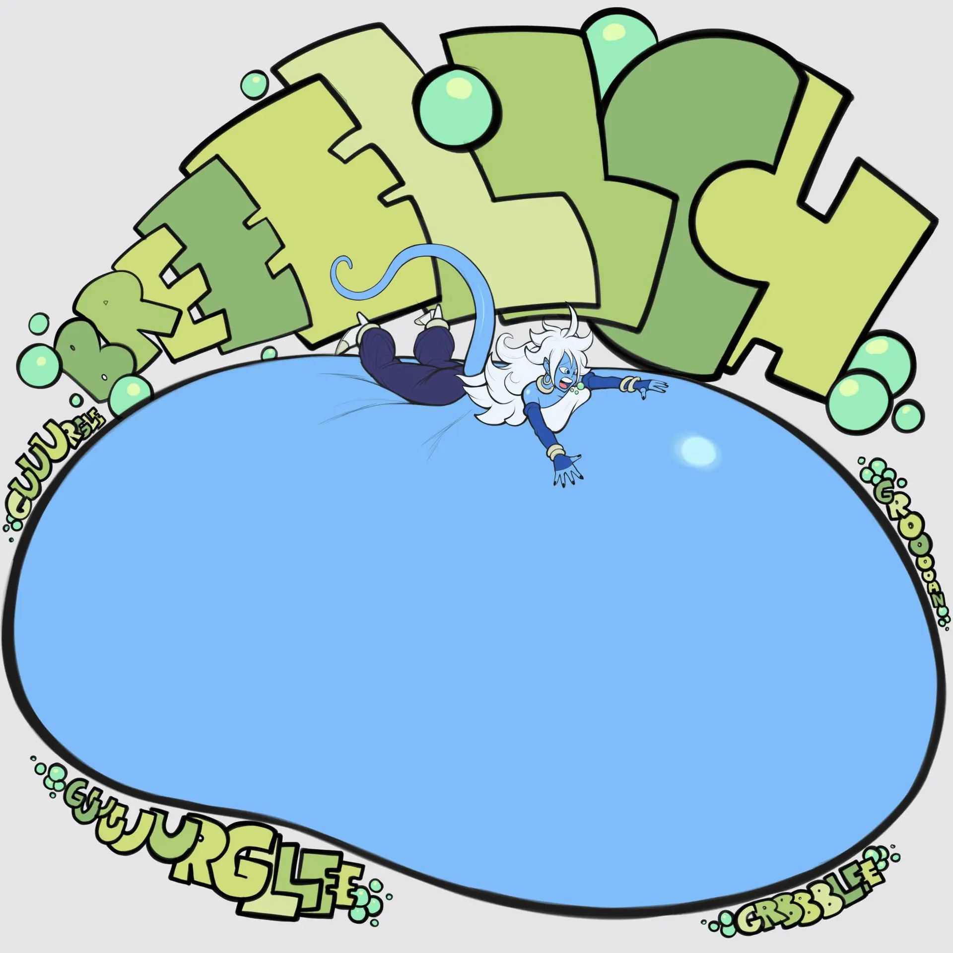 Blue android 21 vore